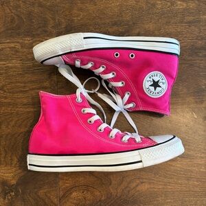 Converse Vibrant Pink High-Tops